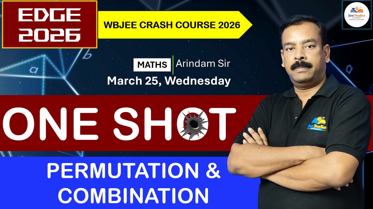 EDGE 2026: Permutation and Combination in One shot | WBJEE