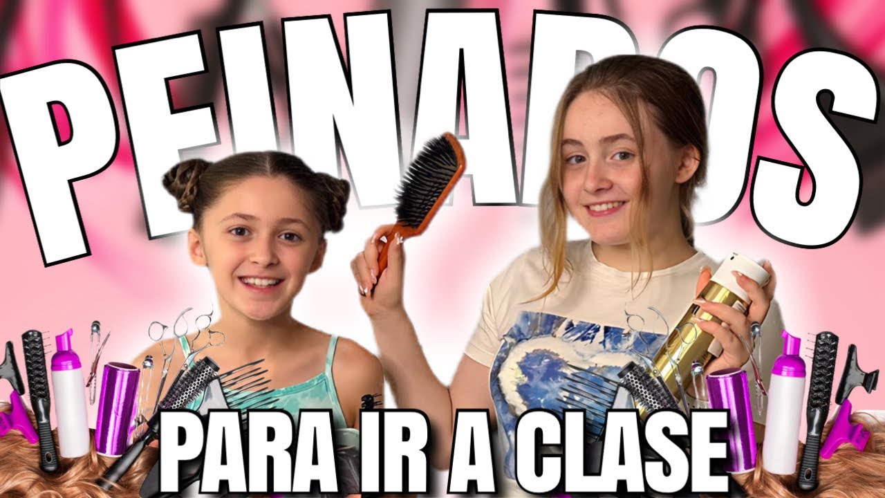 Nuestros PEINADOS más FÁCILES Y RÁPIDOS de hacer PARA LA VUELTA AL COLE|Familia Panda