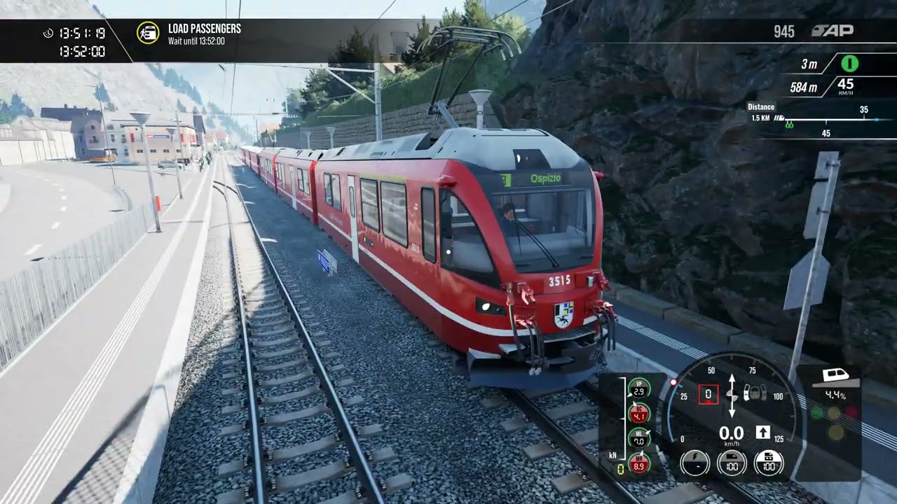 Train Sim World 4. Berninaline: Tirano-Ospizio Bernina.