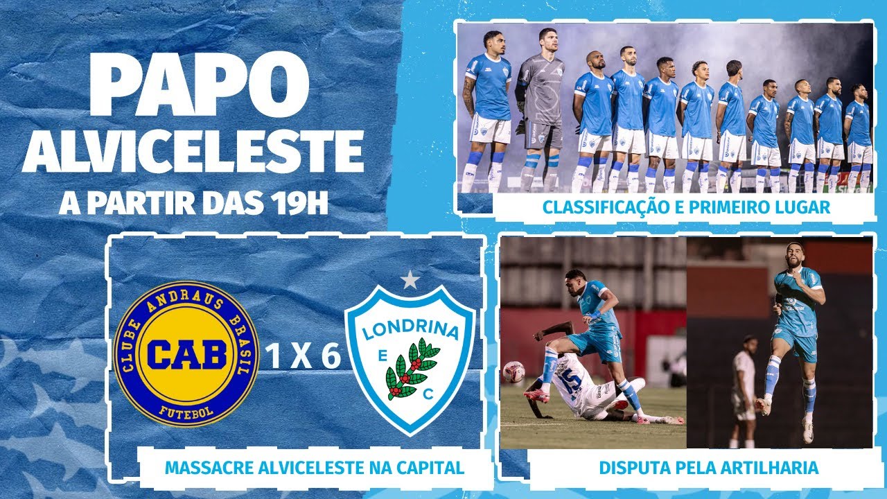 PÓS-JOGO: ANDRAUS 1X6 LONDRINA | CAMPEONATO PARANAENSE | #papoalviceleste