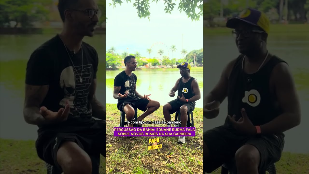 Percuss&atilde;o da Bahia: Eduane Rudh&aacute; fala sobre os seus 31 anos de carreira na m&uacute;sica 