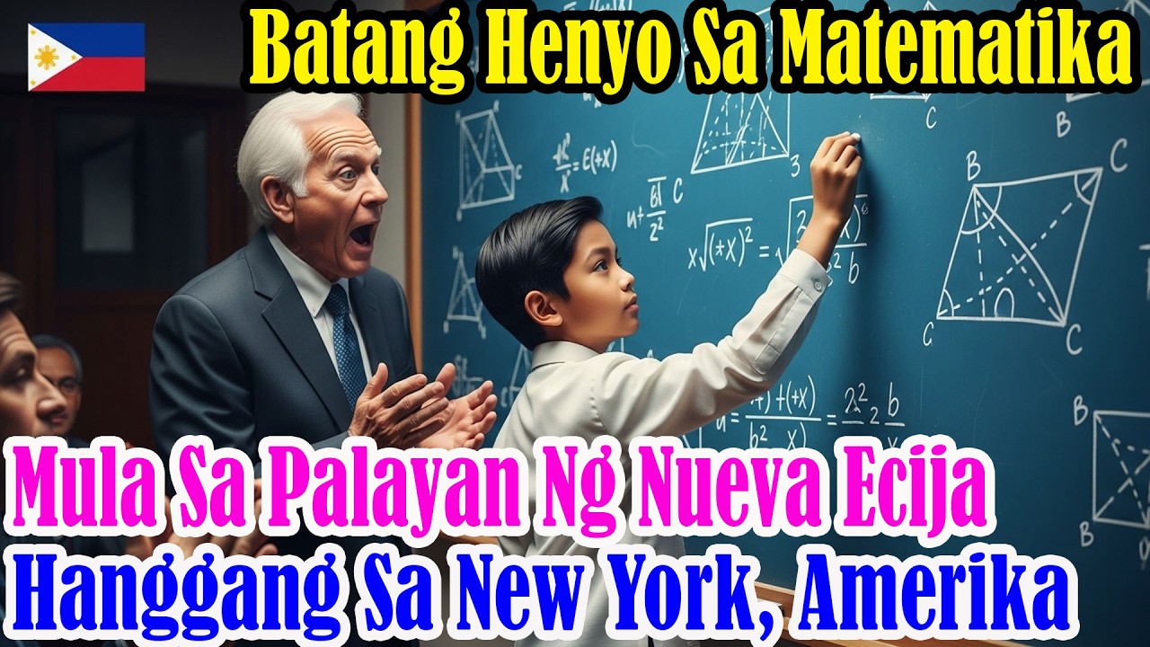 Anim na Taong Gulang Henyong Matematika ng Pilipinas: Mula Bigas Nueva Ecija hanggang New York USA!