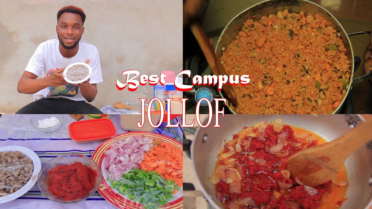 Learn how to prepare the best beans jollof with the perfect ending 👌 😋 (Campus style)