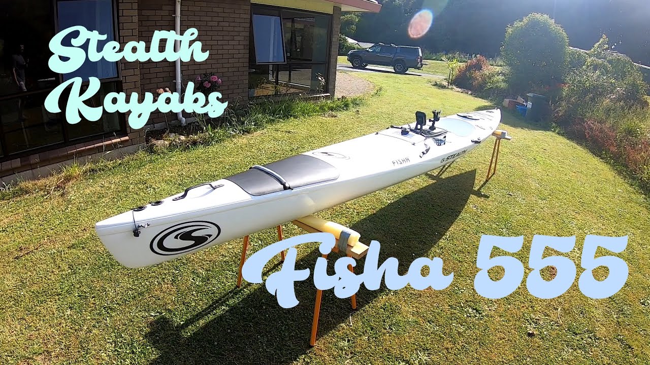 Stealth Kayaks Fisha 555 , My kayak set up and a review !