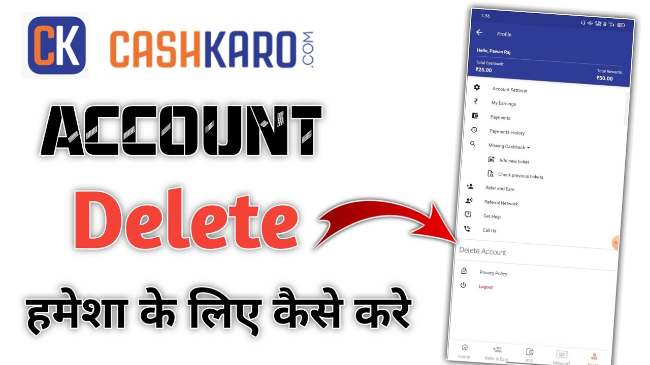 How To permanently delete Cashkaro account | Cashkaro account hamesha ke liye delete kaise kare 2024