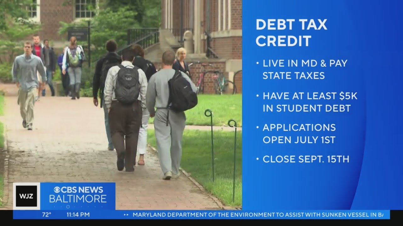 Maryland's application process for student loan debt relief tax credit begins July 1