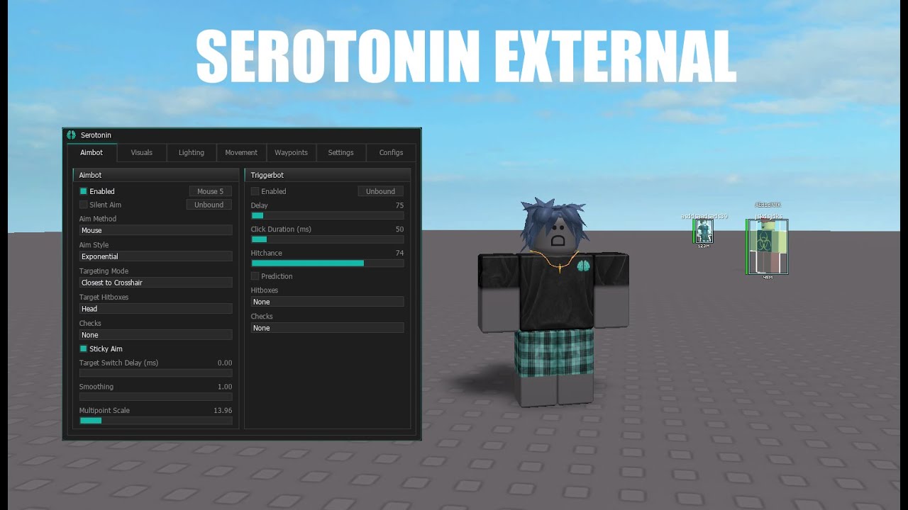 🧠 SEROTONIN - THE BEST ROBLOX EXTERNAL (UNDETECTED) | Gameplay + Menu Showcase