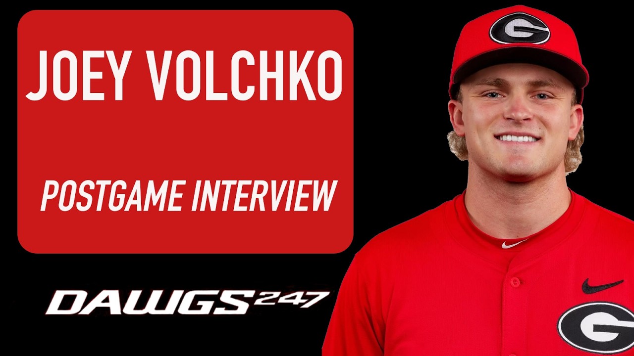 Joey Volchko discusses his final start ahead of SEC play for Georgia