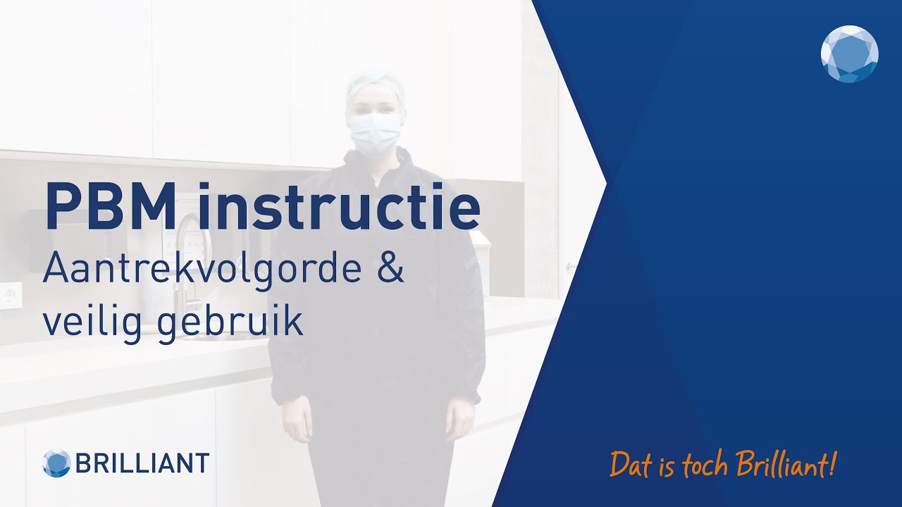 Instructievideo Hygiëneprotocol Voedingsindustrie: Aantrekvolgorde & Handhygiëne - Brilliant Group