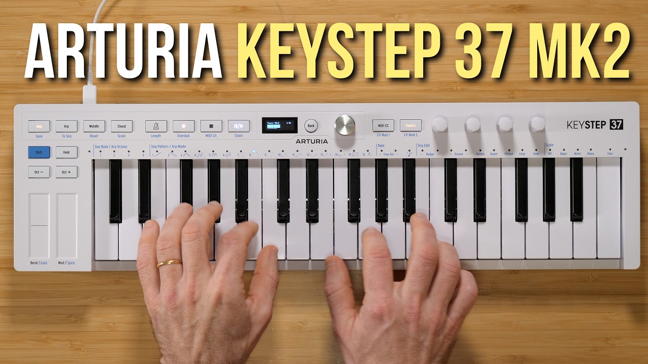 ARTURIA KEYSTEP 37 MK2: música generativa e improvisación al alcance de todos
