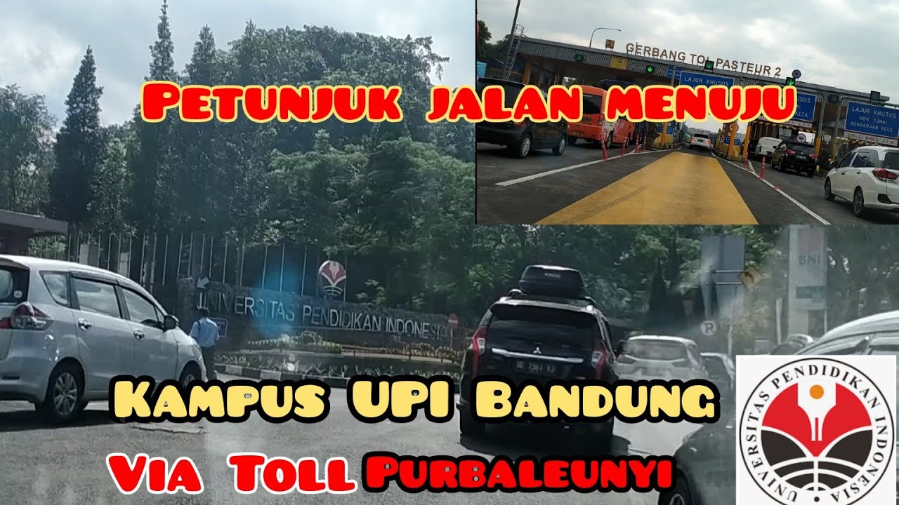 Via Toll, Petunjuk Jalan Menuju UPI Bandung dan Pondok Pesantren Daarut Tauhid AA Gym