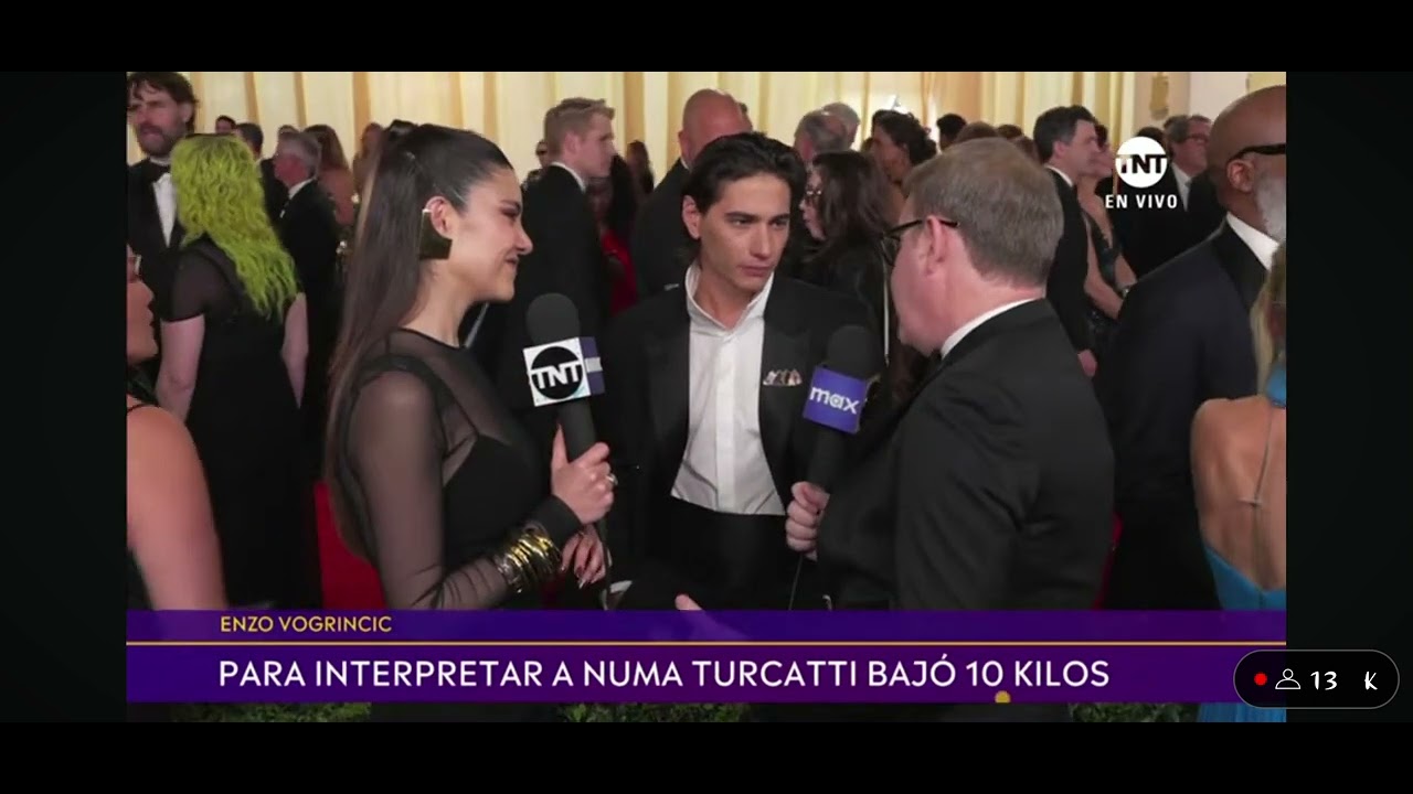 ENZO VOGRINCIC EN LOS OSCAR