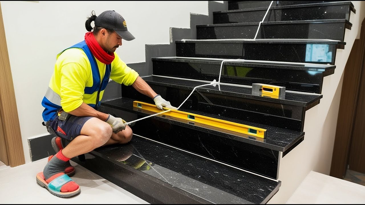 Step By Step To Create a Masterpiece: The Pinnacle Of Granite Staircase Construction Techniques
