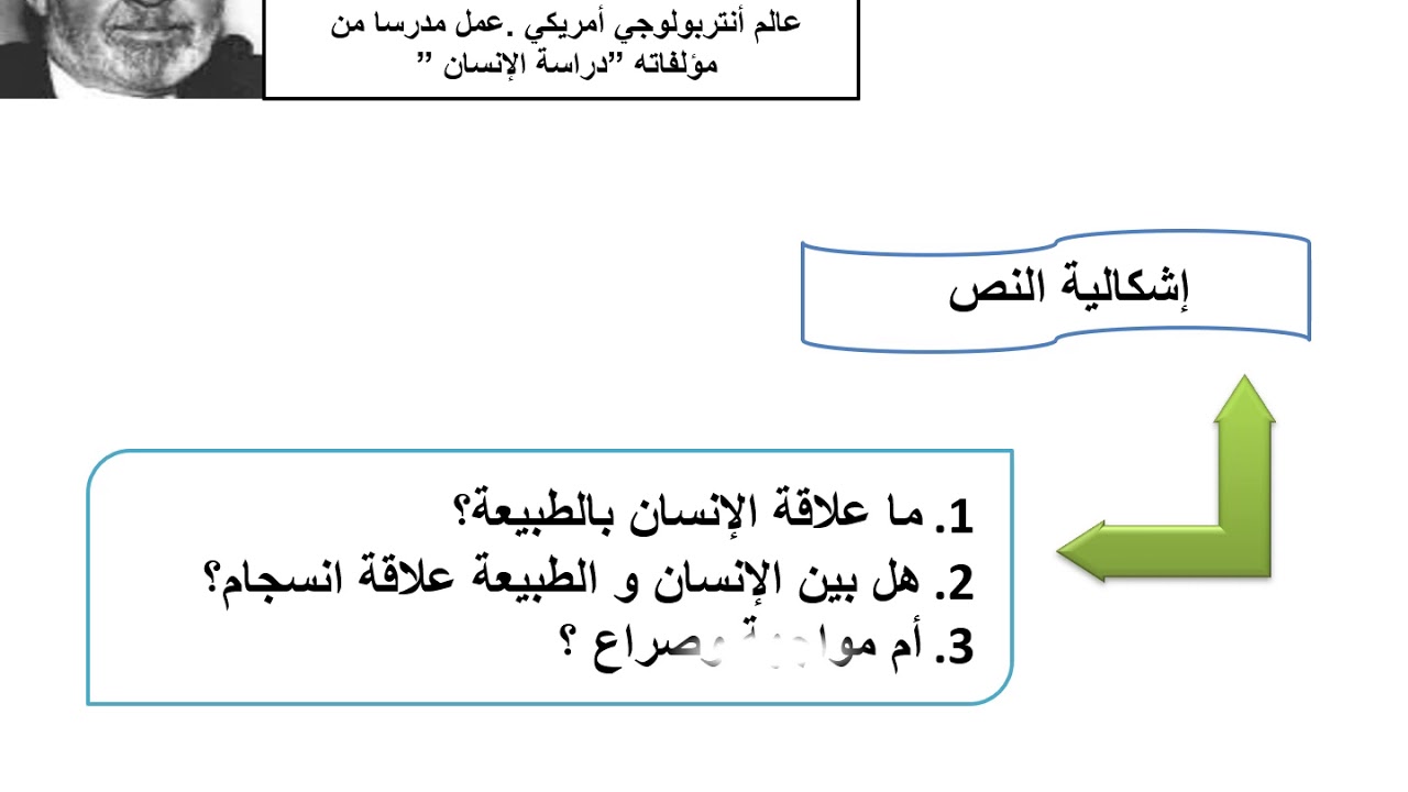 TC Philo sem23 الطبيعة موضوع للنشاط الأنساني