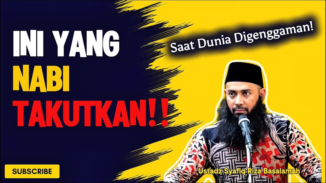 NABI SUDAH INGATKAN: SAAT DUNIA DATANG, UMAT MULAI HANCUR