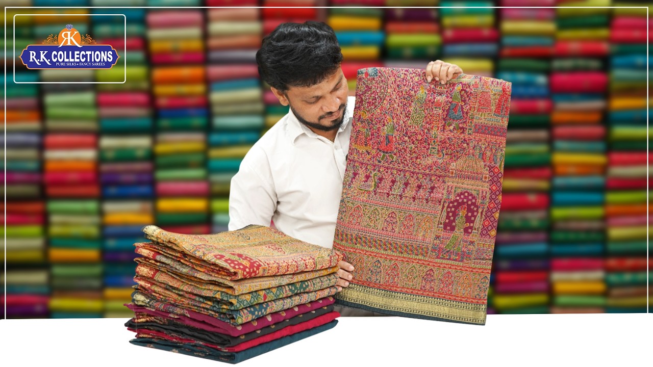 Daily Wear Crushed Maheswari Silk Sarees I Wholesale Shop I@Rkcollectionssarees