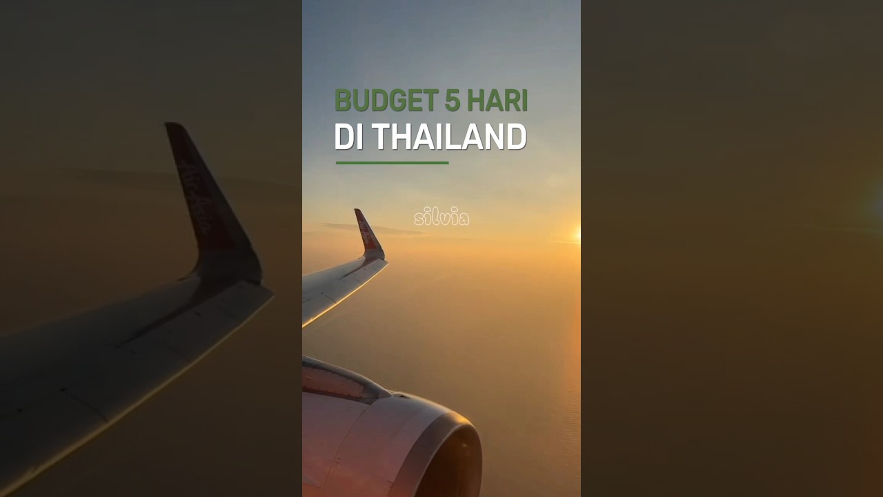 BIAYA ke Thailand 5 harian #bangkoktravel #thailand #bangkok