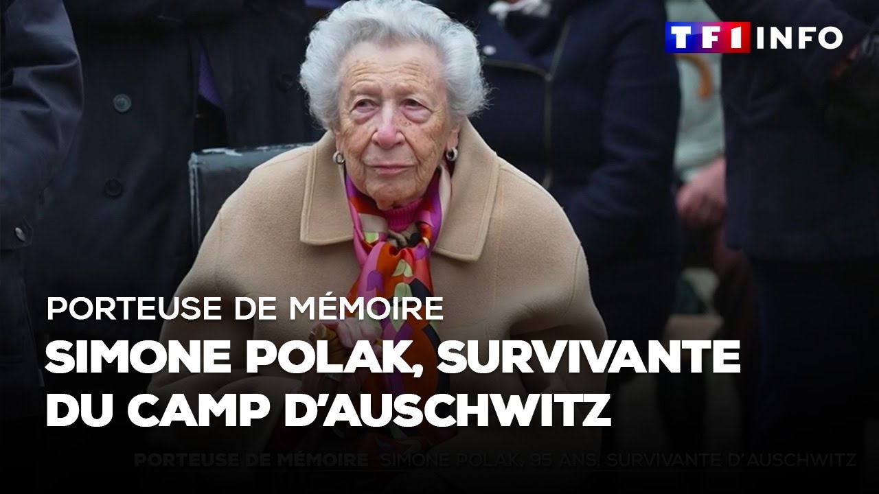 Porteuse de mémoire : Simone Polak, 95 ans, survivante du camp d'Auschwitz｜TF1 INFO