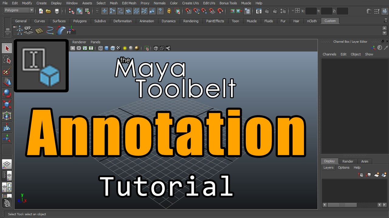 The Maya Toolbelt - Annotation