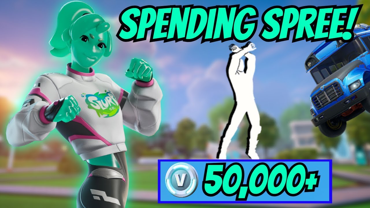 Spending 50,000+ V-Bucks in FORTNITE!!!!! (Spending Spree #24)