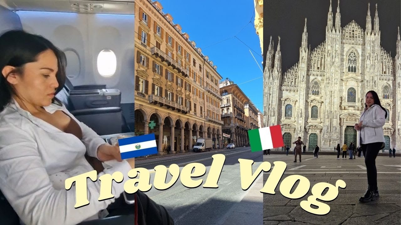 MI VIAJE DE EL SALVADOR A ITALIA🇮🇹✨ #dailyvlog #travelvlog