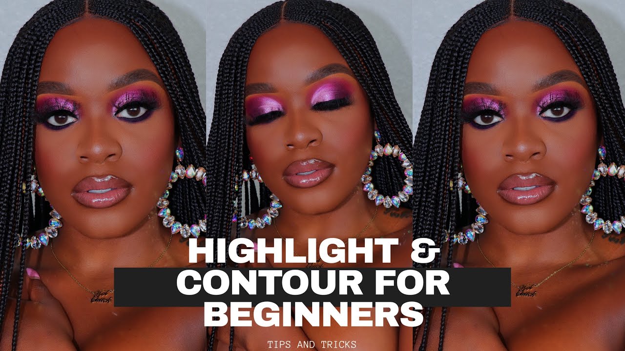 HIGHLIGHT & CONTOUR MAKEUP TUTORIAL - BEGINNER FRIENDLY