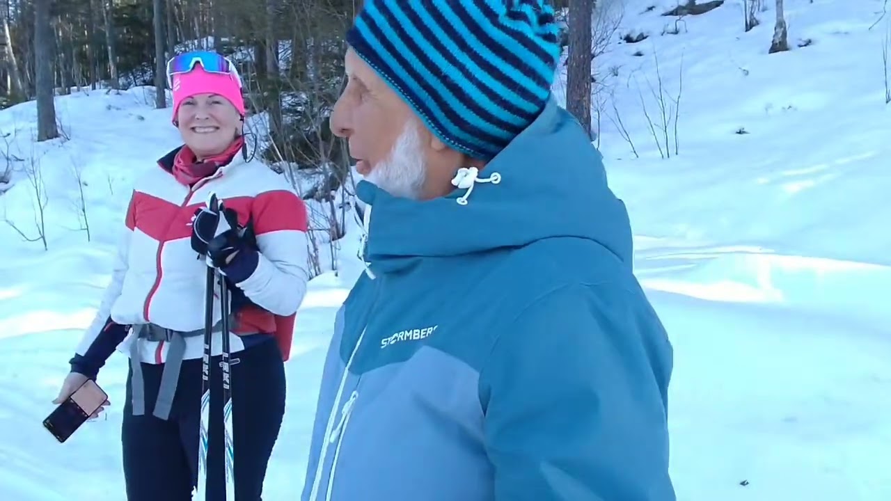 Oslo 050326. Abdur traff tilfeldig Rita på Maridalsvannet, Lillomarka, Oslo, Norway 🇧🇻.