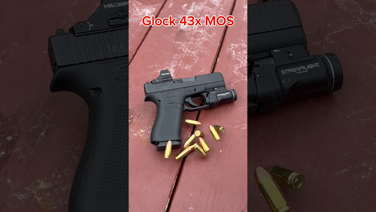 Glock 43x MOS Holosun 407k TLR7-Sub