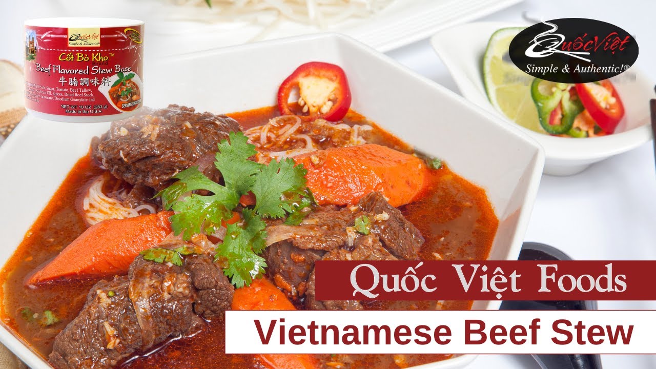 60 Minute Vietnamese Beef Stew (B&ograve; Kho) | Made with Quốc Việt Foods Brand Stew Base