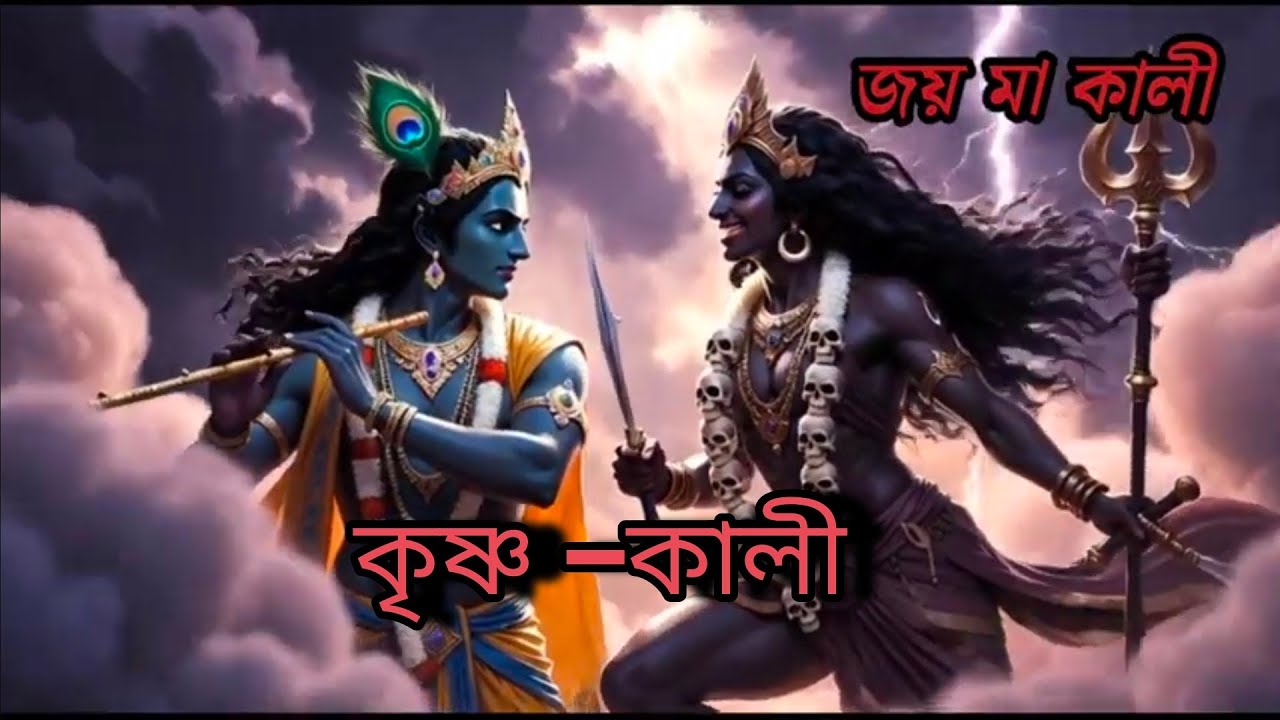 কৃষ্ণ কালী। একই কৃষ্ণ এবং কালী। মা কালীর গান। তন্ময় বিশ্বাস। Krishna Kali. Tanmoy Biswas. 