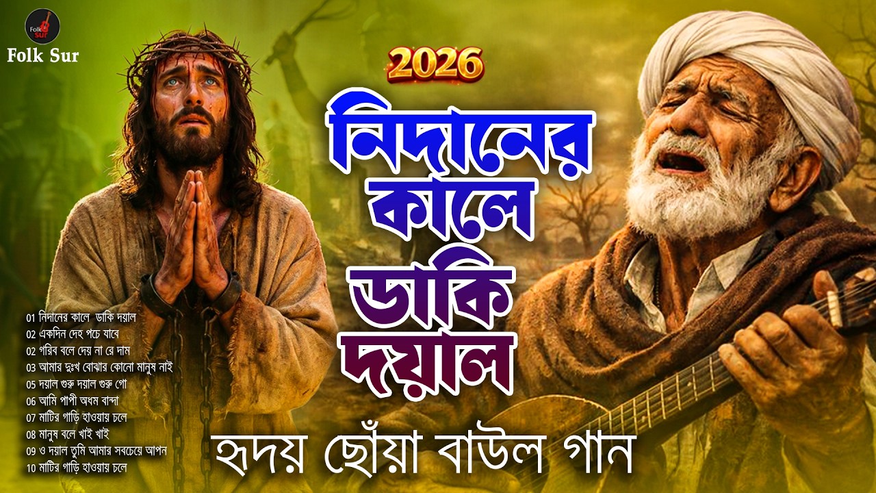 নিদানের কালে  ডাকি দয়াল  😢| আবেগী বাউল গান | হৃদয় ছোঁয়া বাউল গান 2026 | Baul Liton Ray | Folk Sur