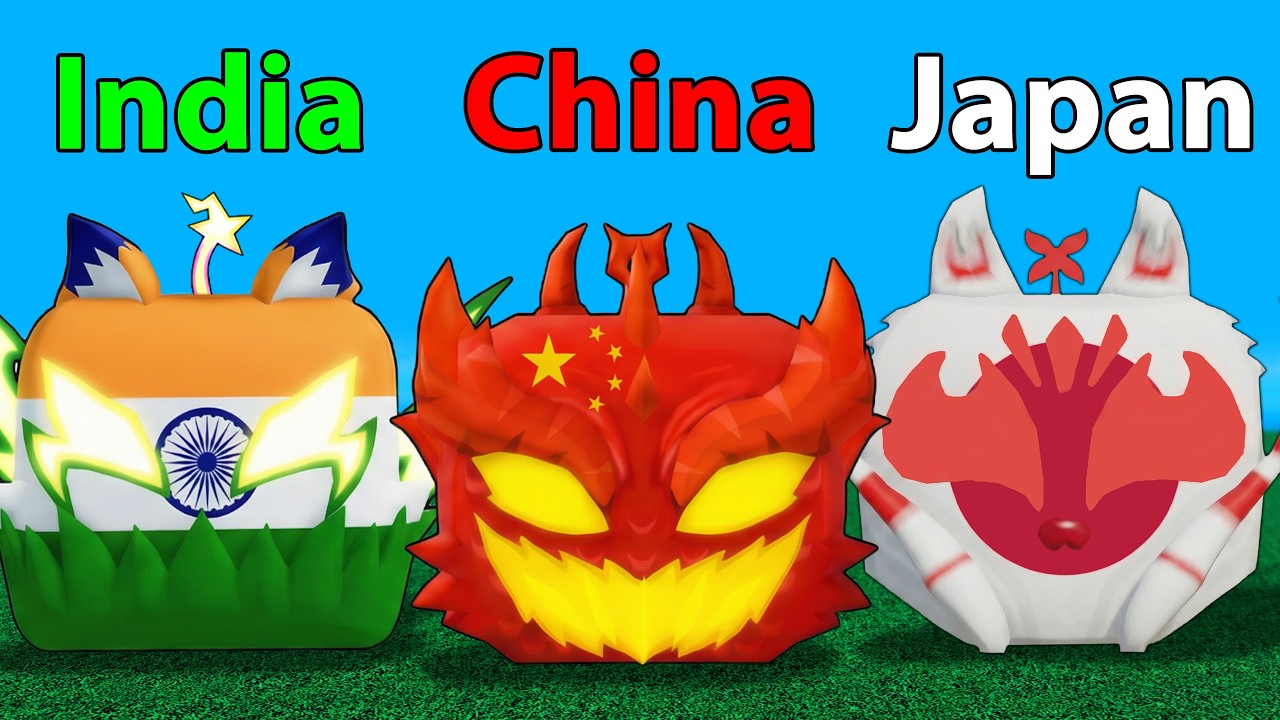 Blox Fruits But Countries Decide My Fruits