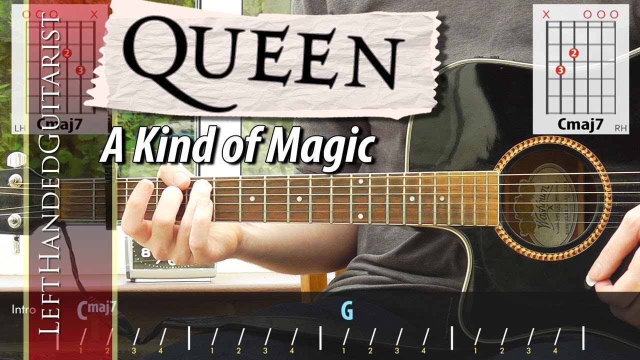 Queen - A Kind of Magic | simple guitar lesson