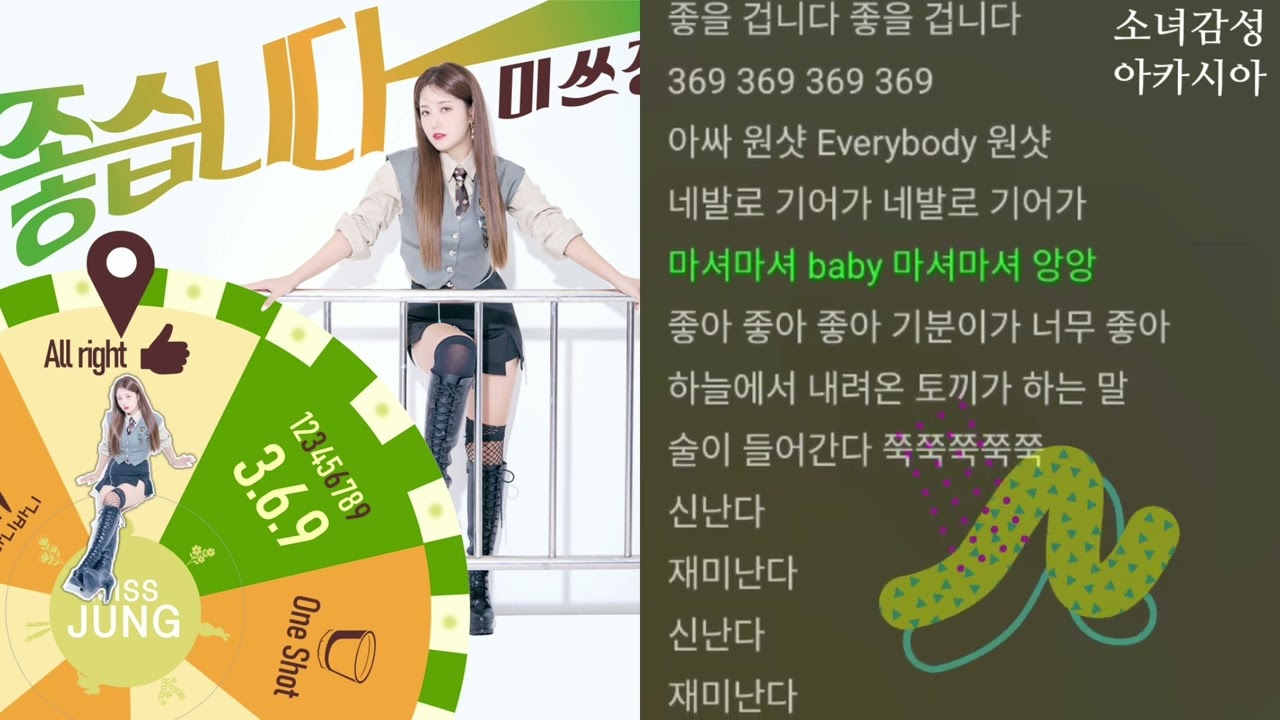 정다경 -  좋습니다
