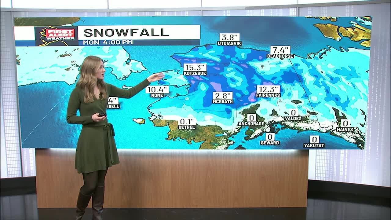 FIRST ALERT: Strong winds and heavy snow make landfall in Western Alaska