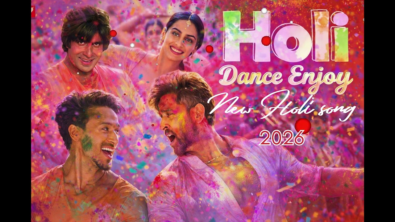 Holi Dance Enjoy | New Holi Song 2026 | Entertainment Holi video |  Holi video 