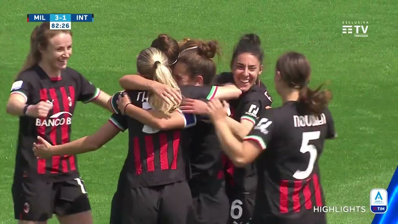 Milan-Inter 3-1 | Piemonte decide il derby: gol e assist | Serie A Femminile TIM 2022/23