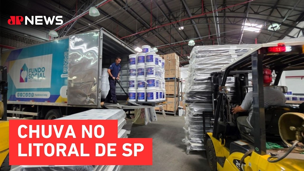 Governo de São Paulo envia nova remessa de ajuda humanitária a Peruíbe