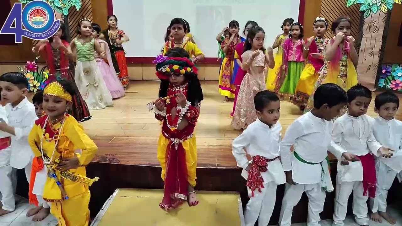Pre-primary students of Maharaja Agrasen Model School celebrate Janamashtami