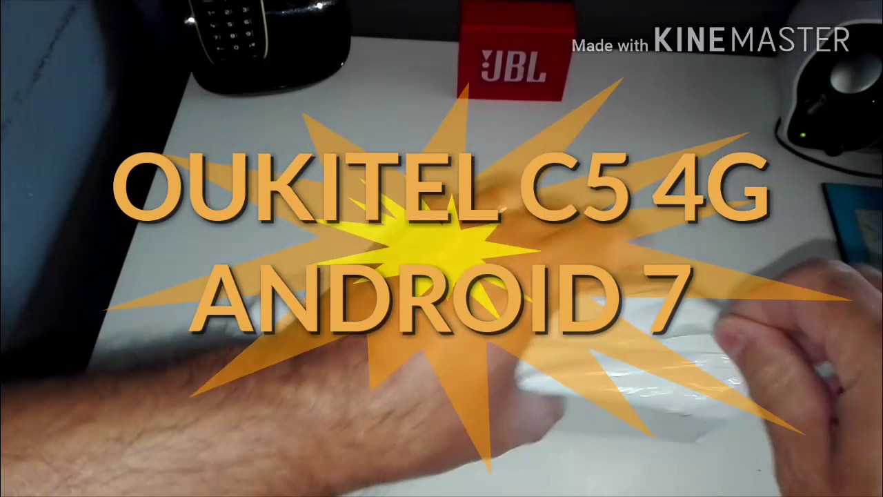 Melhor smartphone low cost android 7 unboxing  Oukitel c5