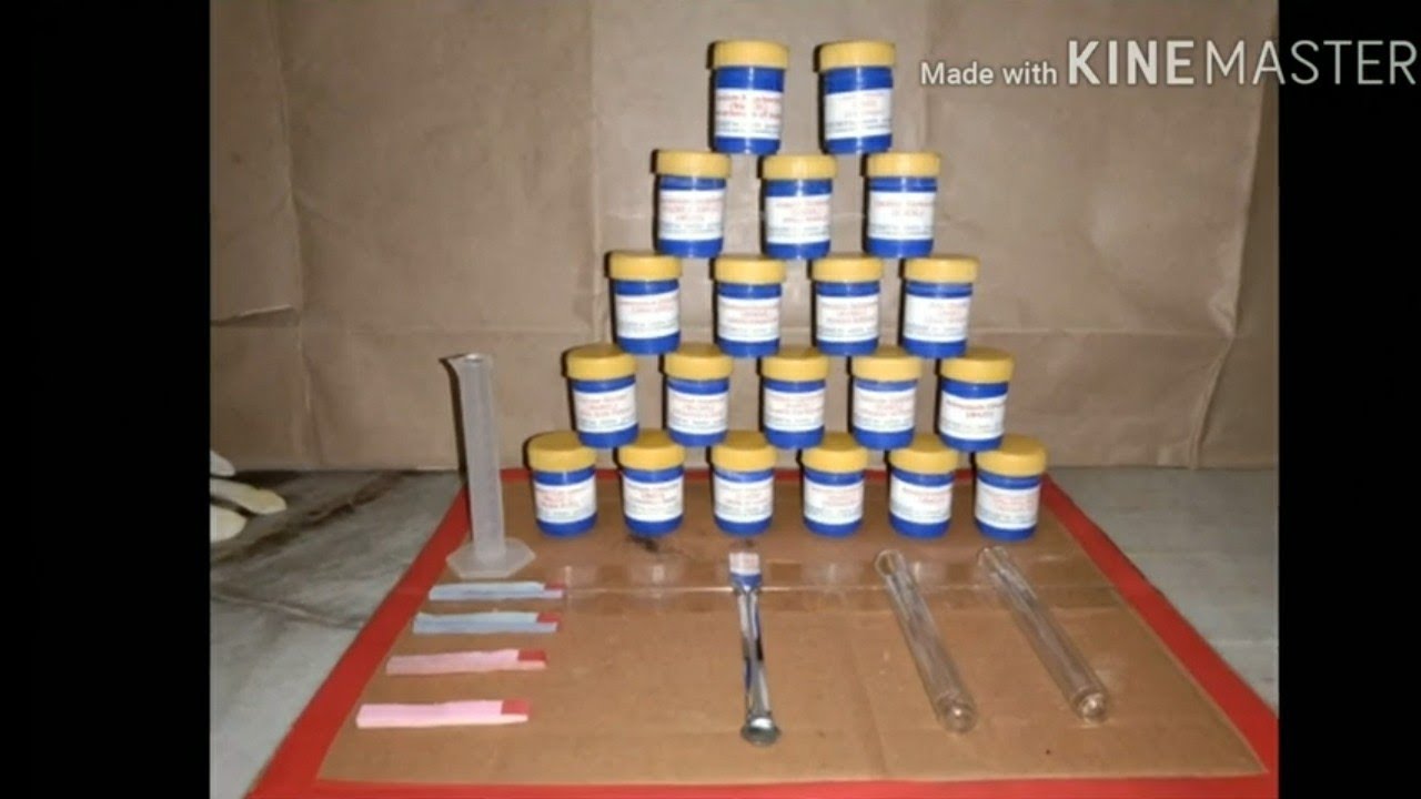 Unboxing a Chemical kit with 20 Chemicals.