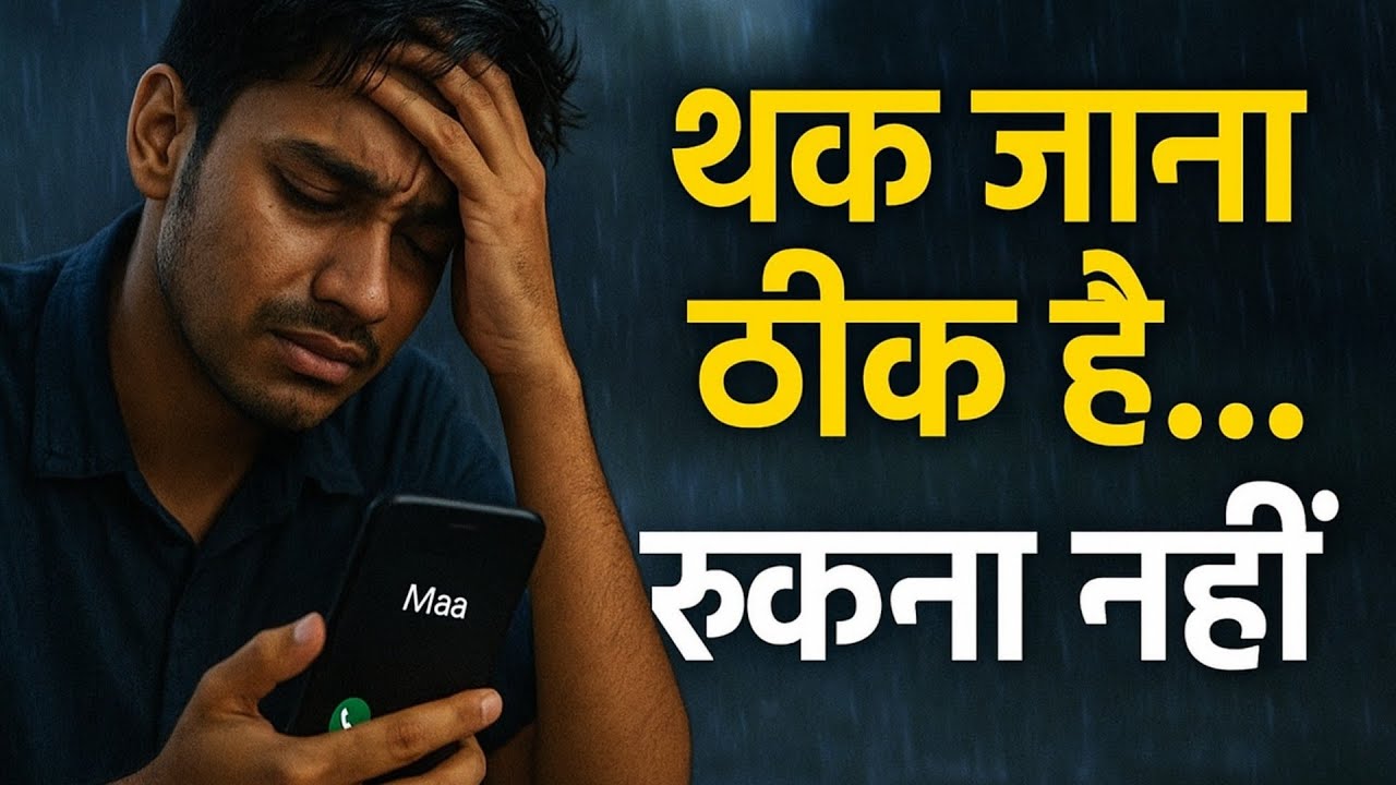 “थक जाना ठीक है… रुकना नहीं 💫 | Emotional Motivational Story | Rahul Ki Kahani | Never Give Up”