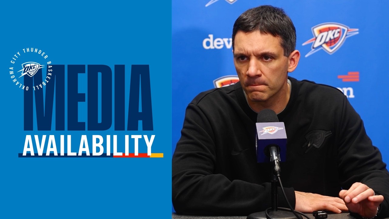 Coach Daigneault on Shai's 59-game streak of 20+ points on the road| Postgame Media | March 1, 2026