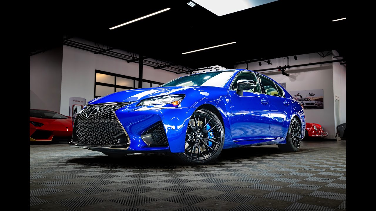 2020 Lexus GS F! Only 8K miles! 467 HP 5.0L V8! 1 of 13 made in this spec! Ultrasonic Blue Mica!