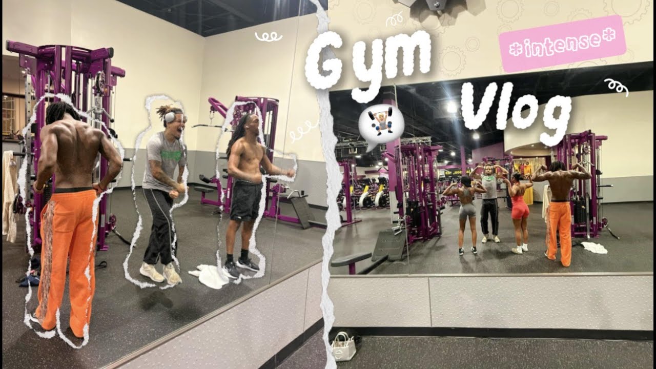 Gym Vlog w/ Friends!!