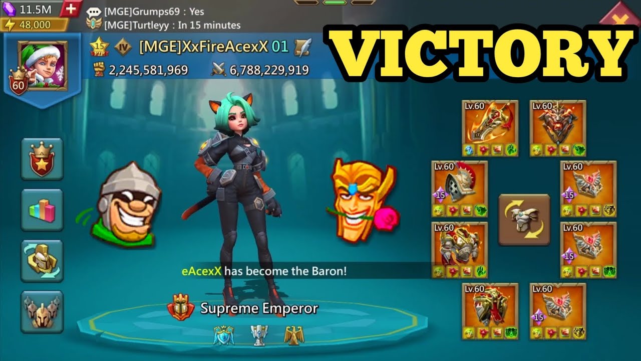 Insane Baron at Blade! is the Supreme Emperor Overpowered? LordsMobile!
