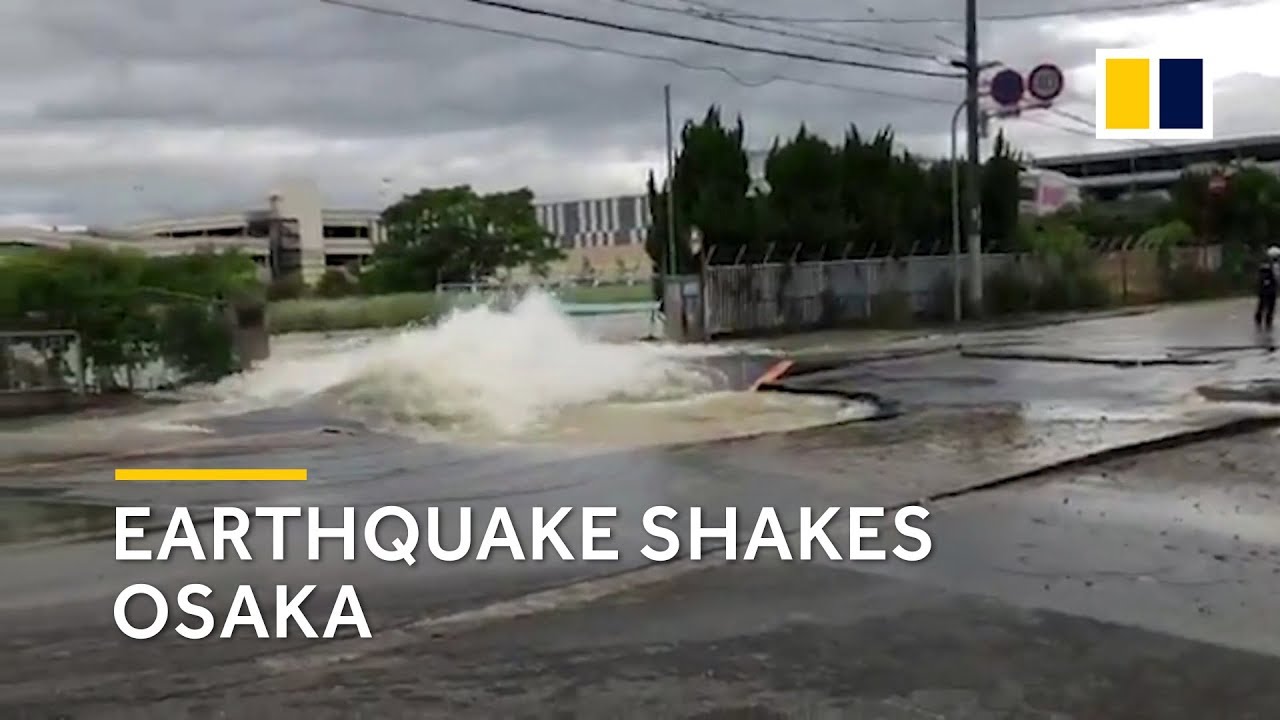 Earthquake shakes Osaka, Japan