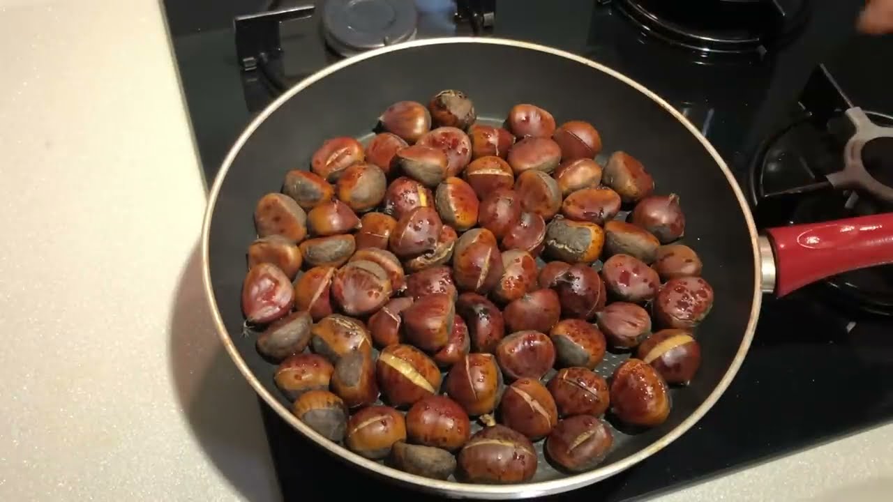 Kestaneleri birde bu şekilde deneyin ❗️Dakikalar içinde hazır ✅tavada kestane tarifi