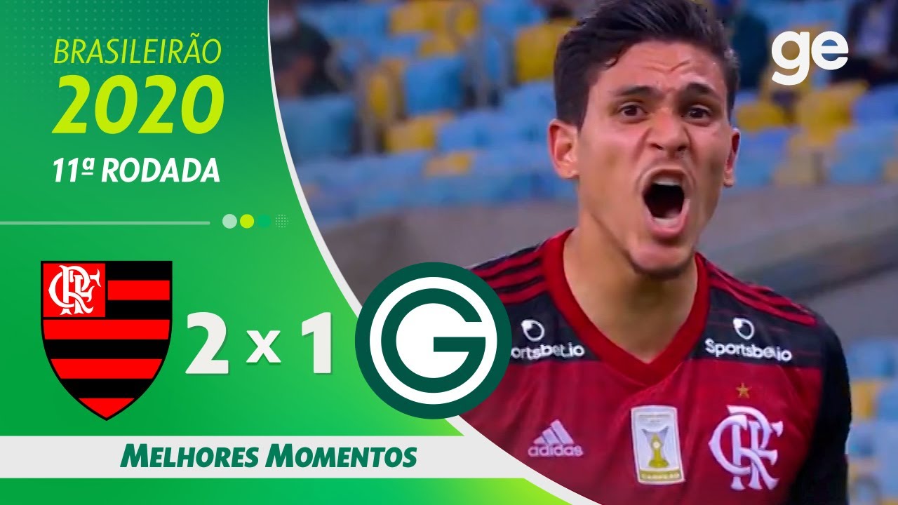 FLAMENGO 2 X 1 GOI&Aacute;S | MELHORES MOMENTOS | 11&ordf; RODADA BRASILEIR&Atilde;O 2020 | ge.globo