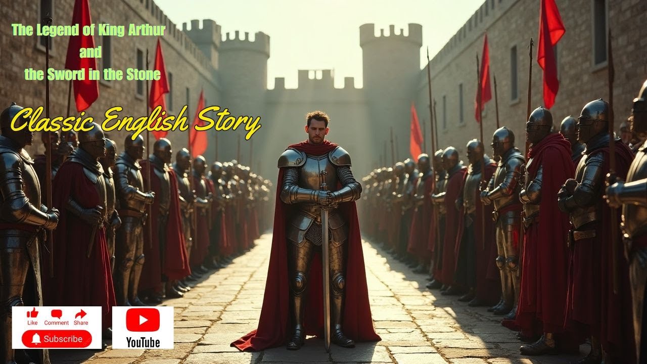 The Legend of King Arthur and the Sword in the Stone | Classic English Story for Kids